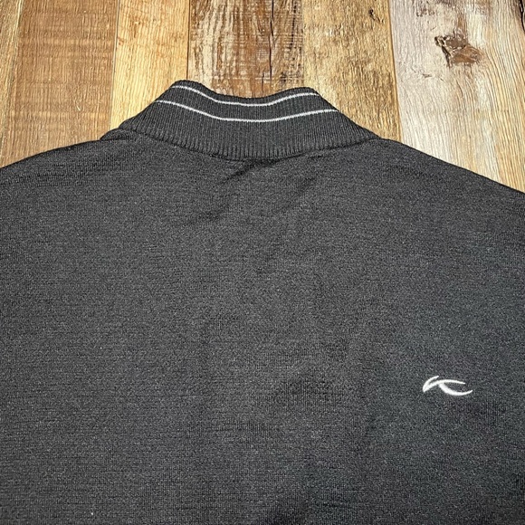 Kjus Freelite Nella Midlayer Jacket Cardigan Sweater Womens Large Black Full Zip - Picture 5 of 6